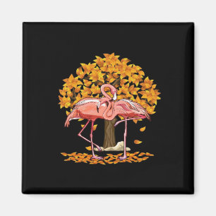 Aimant C’est l’automne Y’all Flamant rose Thanksgiving Ha