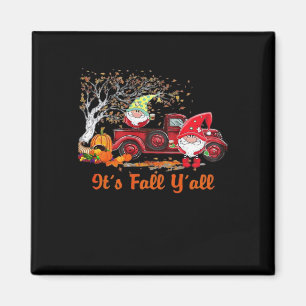 Aimant C’est l’automne Y’all Gnomes Citrouille Spice