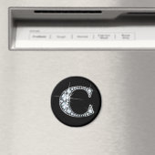 Aimant "C" Faux-"Diamond Bling" (In Situ (Lave-vaisselle))