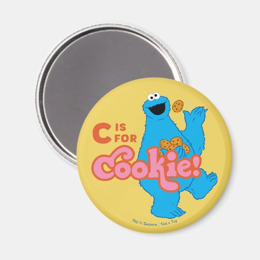 Aimant C is for Cookie (Recto/Verso)