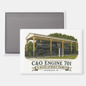 Aimant C&O Engine 701 (Recto/Verso)
