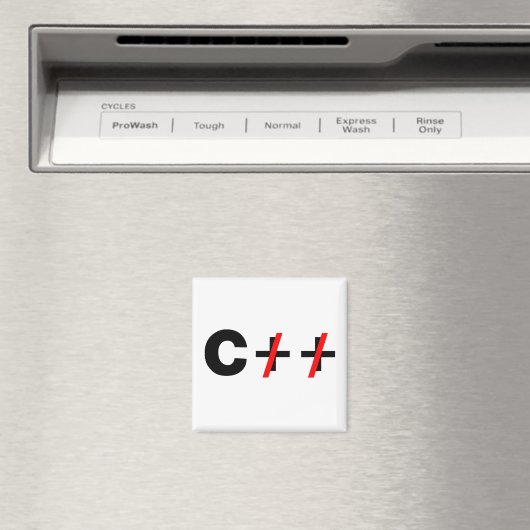 Aimant C, pas C++ (In Situ (Lave-vaisselle))