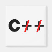Aimant C, pas C++ (Devant)