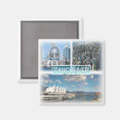 Aimant CA0031 Amérique, Canada, Vancouver, Fridge (Recto/Verso)