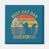 Aimant Ca Men Cat Dad Ever Funny Cat Lover Gift  (Devant)