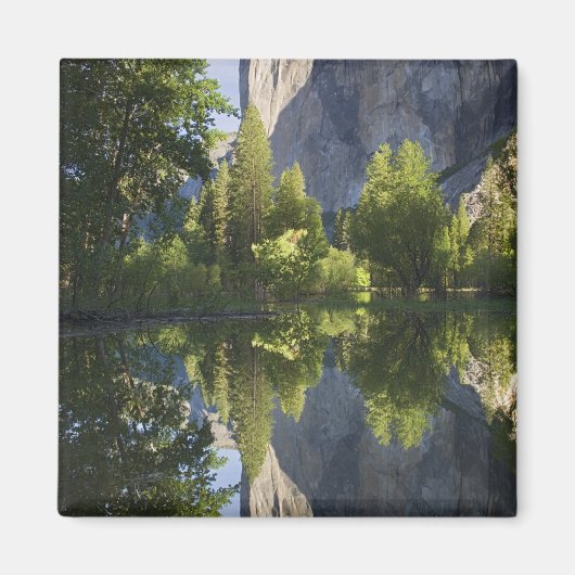 Aimant CA, Parc national de Yosemite, El Capitan reflété (Devant)