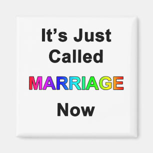Aimant Ça s'appelle juste Mariage maintenant