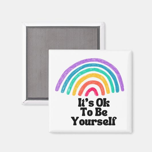 Aimant Ça va être toi-même (Recto/Verso)