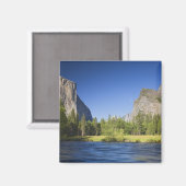 Aimant CA, Yosemite NP, Vallée avec El Capitan, (Recto/Verso)
