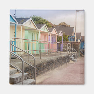 Aimant Cabanes de plage colorées