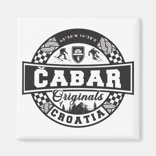 Aimant Čabar Originaux (Devant)