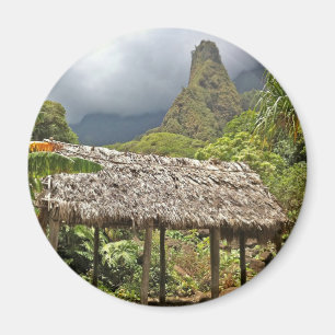 Aimant Cabine dans le Parc d'Etat de la Vallée d'Iao, Mau