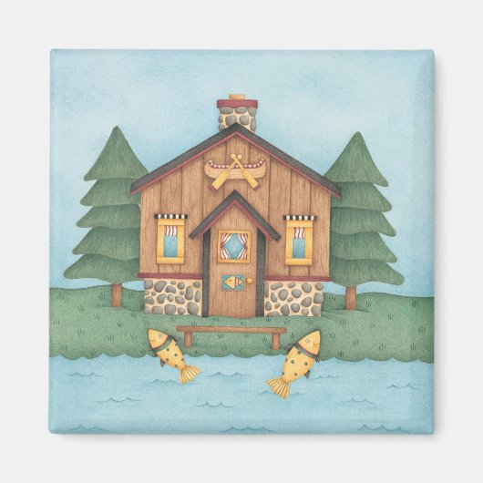 Aimant Cabine de pêche (Devant)
