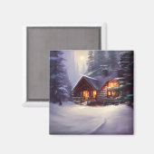 Aimant Cabine Mystique Rustique De Journal Parmi Les Ever (Recto/Verso)