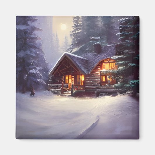 Aimant Cabine Mystique Rustique De Journal Parmi Les Ever (Devant)