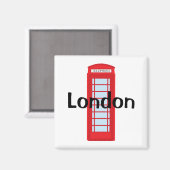 Aimant Cabine téléphonique de Londres (Recto/Verso)