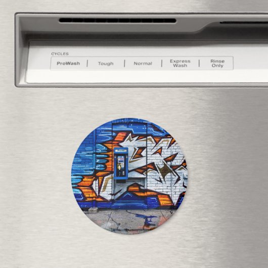 Aimant Cabine téléphonique n°12 Version couleur Reflet (In Situ (Lave-vaisselle))