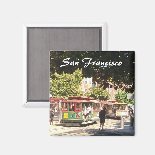 Aimant Câbles San Francisco (Recto/Verso)