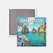 Aimant Cabo San Lucas Mexique El Arco Voyage (Recto/Verso)