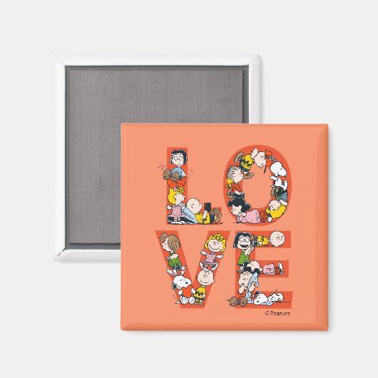 Aimant cacahuètes - AMOUR (Recto/Verso)