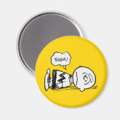 Aimant cacahuètes | Charlie Brown est en panne (Recto/Verso)