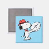 Aimant cacahuètes | Coach Football Snoopy (Recto/Verso)