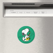 Aimant cacahuètes | Lecteur Snoopy Saxophone (In Situ (Lave-vaisselle))