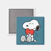 Aimant cacahuètes | Saint Valentin | Snoopy Heart Hug (Recto/Verso)