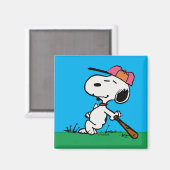 Aimant cacahuètes | Snoopy at Bat (Recto/Verso)