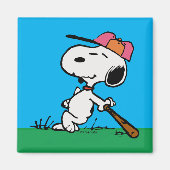 Aimant cacahuètes | Snoopy at Bat (Devant)