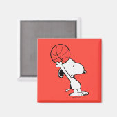Aimant cacahuètes | Snoopy Basketball Hoop Shot (Recto/Verso)