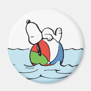 Aimant cacahuètes Snoopy Beach Ball Beach