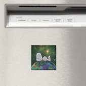 Aimant cacahuètes | Snoopy Espacé (In Situ (Lave-vaisselle))