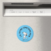 Aimant cacahuètes | Snoopy Essayer Quelque Chose De Nouve (In Situ (Lave-vaisselle))