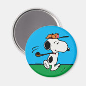 Aimant cacahuètes | Snoopy Golf Swing (Recto/Verso)