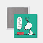 Aimant cacahuètes | Snoopy Ho Ho Ho Plat alimentaire (Recto/Verso)