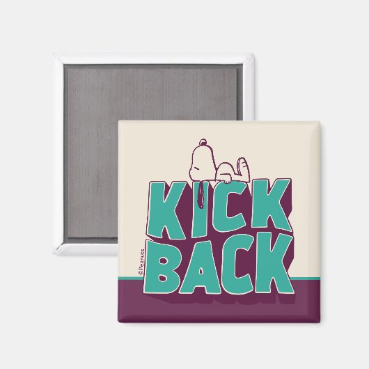 Aimant cacahuètes | Snoopy Kickback (Recto/Verso)