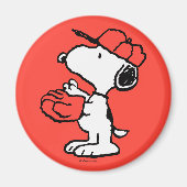 Aimant cacahuètes | Snoopy Making the Catch (Devant)