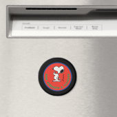 Aimant cacahuètes | Snoopy Raw Force & Courage Badge (In Situ (Lave-vaisselle))