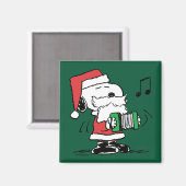 Aimant cacahuètes | Snoopy Santa Claus Accordian (Recto/Verso)
