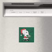 Aimant cacahuètes | Snoopy Santa Claus Accordian (In Situ (Lave-vaisselle))