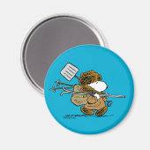 Aimant cacahuètes | Snoopy Snow Warrior (Recto/Verso)