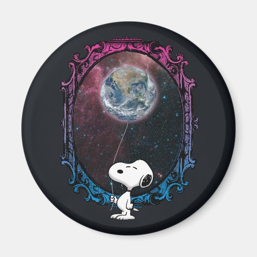 Aimant cacahuètes | Snoopy Spacé Out Balloon (Devant)