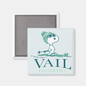 Aimant cacahuètes | Snoopy Vail Colorado (Recto/Verso)