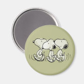 Aimant cacahuètes | Snoopy Walking Tall (Recto/Verso)