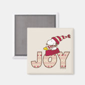Aimant cacahuètes | Snoopy & Woodstock Joy Sled Ride (Recto/Verso)