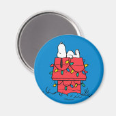 Aimant cacahuètes | Snoopy's Dog House With Lights (Recto/Verso)