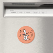 Aimant cacahuètes | Une Danse Heureuse Snoopy (In Situ (Lave-vaisselle))