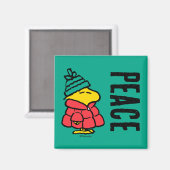 Aimant cacahuètes | Veste d'hiver de Woodstock Puffy (Recto/Verso)