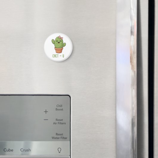 Aimant Cact-Us Cadeau drôle de couple de cactus pour anni (In situ (réfrigérateur))